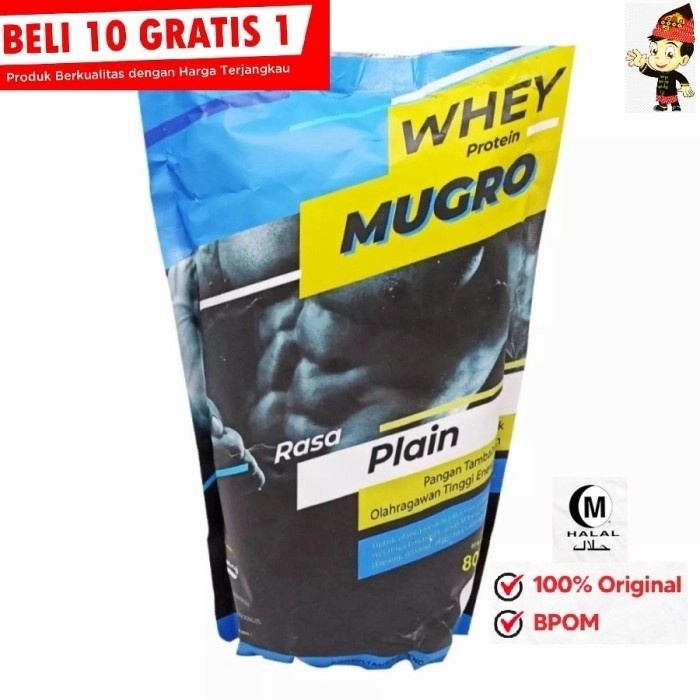 

Whey Protein Non Isolate MUGRO Plain 800gr - 400gr, PlainSuplemen Fitness Amino Kapsul Pembentuk Otot On Amino Penambah Berat Badan Otot D5B1A6C4G0 Vitamin Fitness Bakar Lemak Hydro Whey Isolate Susu Fitness Penggemuk Whey Protein Penggemuk Bpom Suplemen