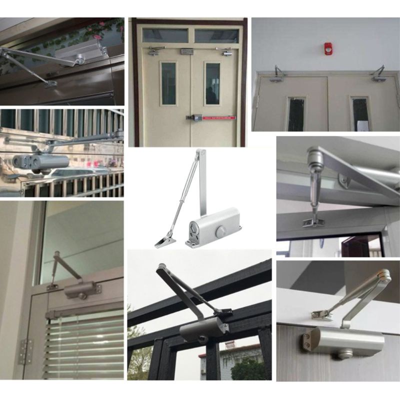 Otomatis Door Closer Penutup Pintu Otomatis Menahan 180 Derajat Non Hold Open Interkey Penahan Dekson