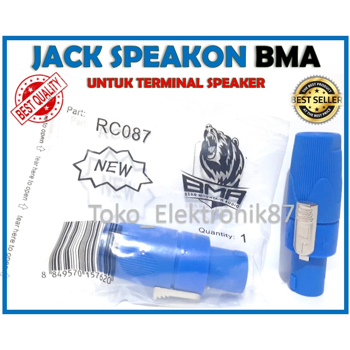 Jack Speakon BMA Speaker Spikon