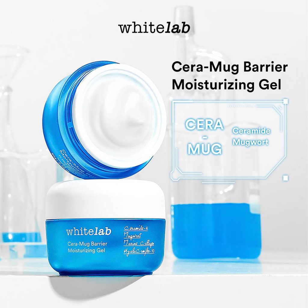 WHITELAB Cera Mug Barrier Moisturizing Gel - Moisturizer Pelembab Penghalus Skin Barrier Kulit Wajah