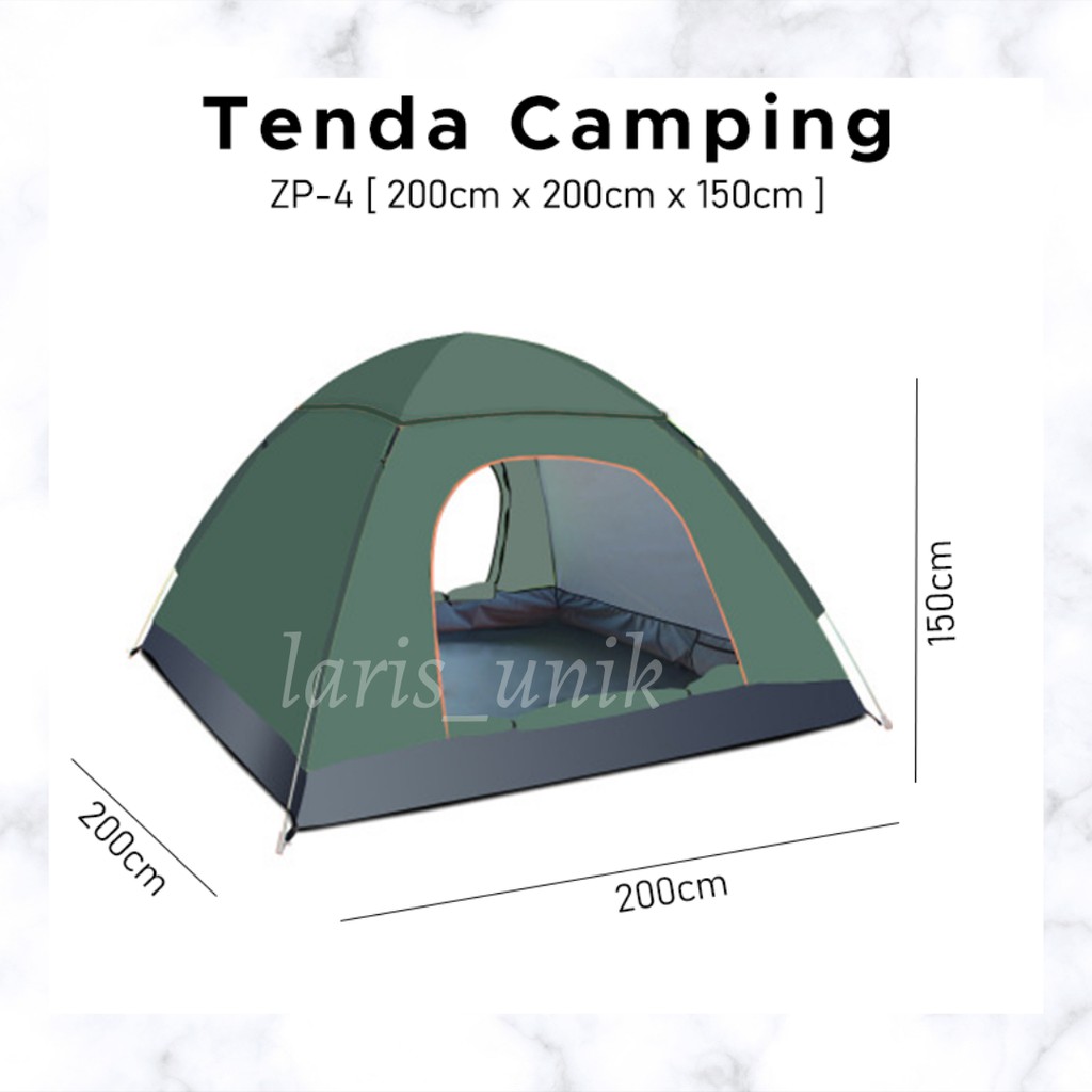 BEST SELLER Tenda Camping Otomatis Tenda Camping Kemah 4-5 Orang + kursi camping Tenda Camping Anti Air Tenda Camping Zp 5 Simple Tampa Harus Di Rakit/Tenda Outdor/Tenda Camping