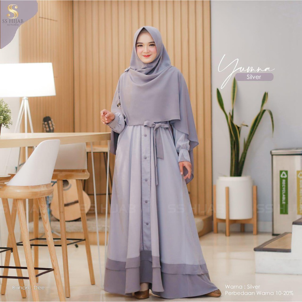 Set Gamis YUMNA original by SS Hijab