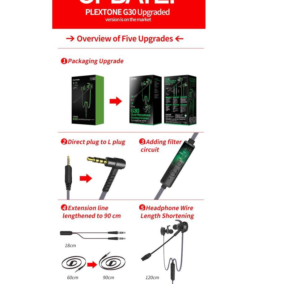 Serbuuuu.. Earphone Gaming Plextone G30 Game Handsfree