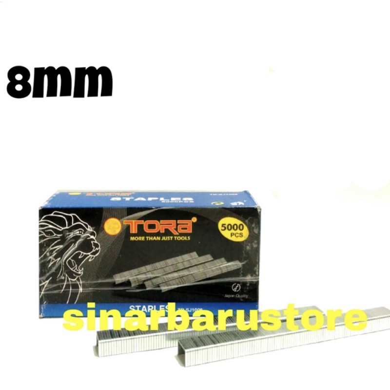 

Isi Steples/Staples Tembak/Steples Gun 8mm "Tora" Isi 5000 pcs