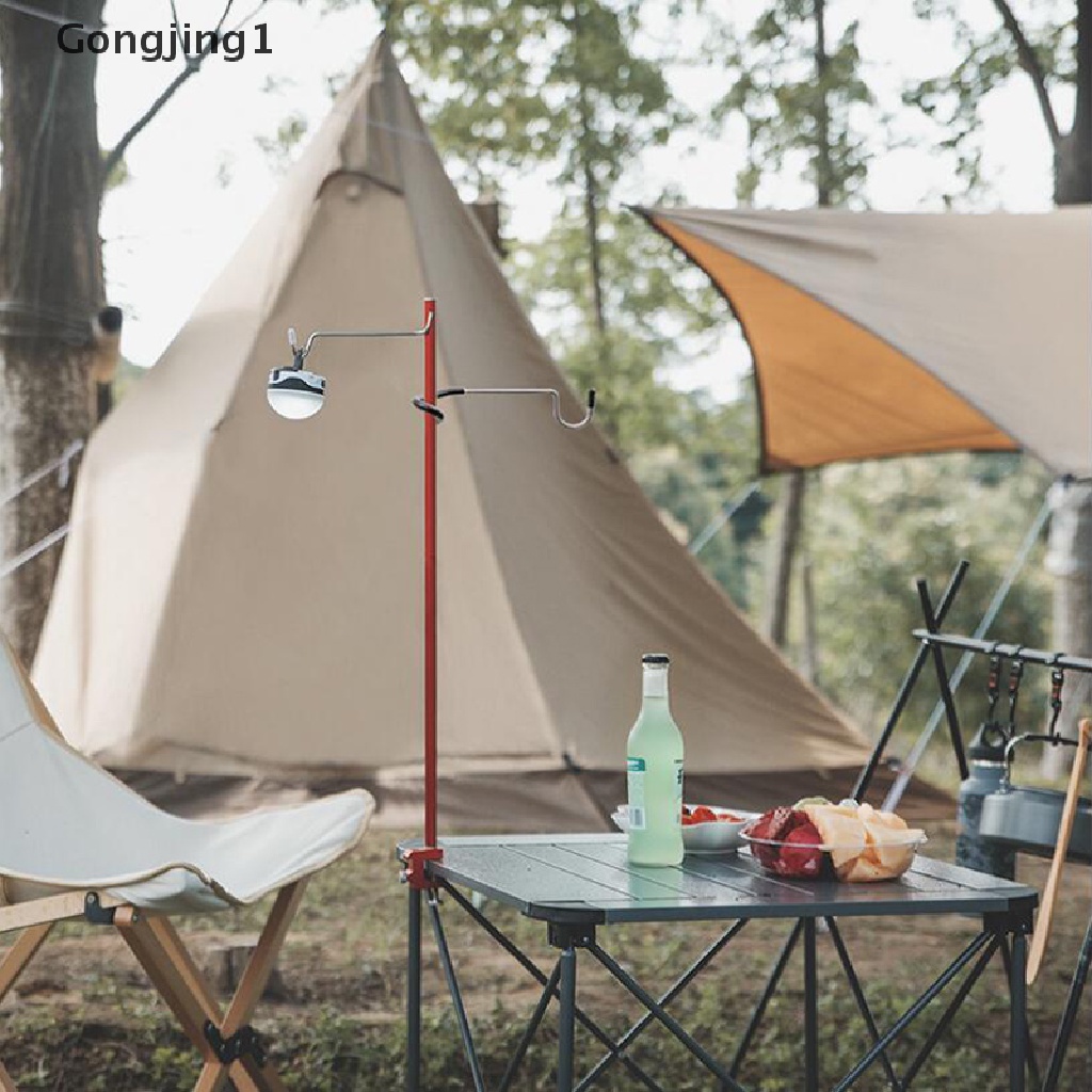 Gongjing1 Kait Gantungan Lampu Tenda Portable Untuk Camping / Memancing / Outdoor