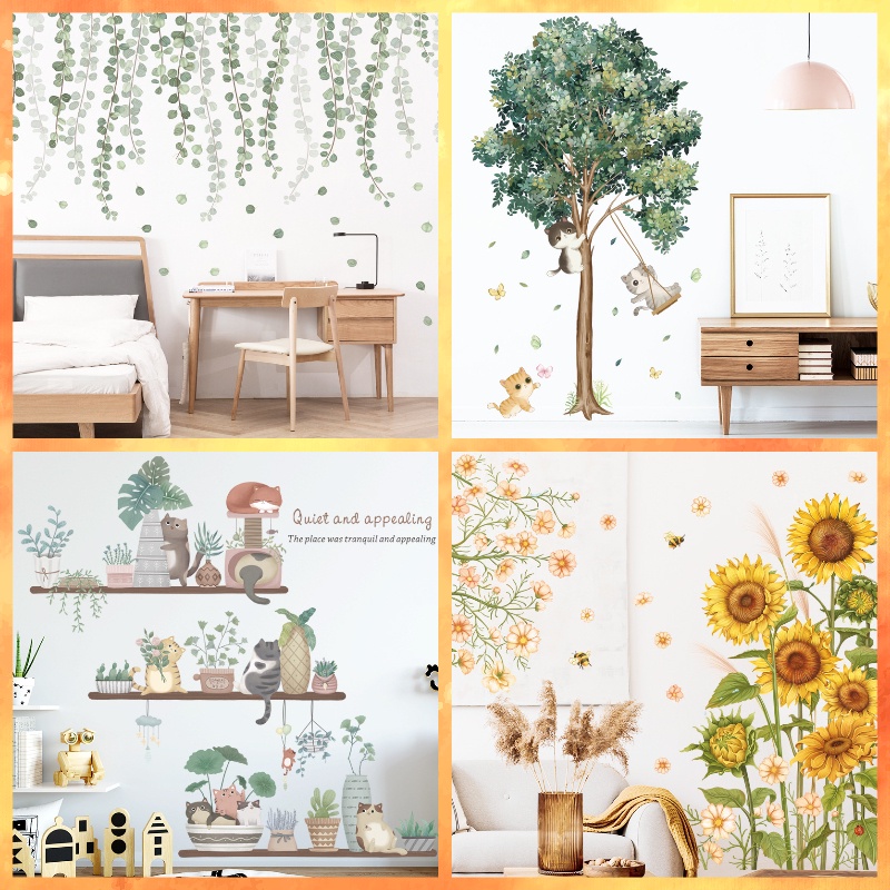 aksesoris kamar tidur aestetic aksesoris kamar tidur aestetic sticker dinding walpaper dinding ruang