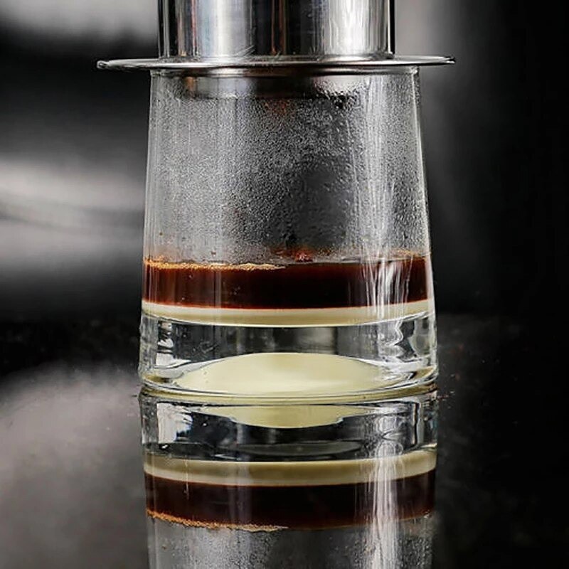 Vietnam Drip Coffee Maker Peralatan Alat Saringan Penyaring Kopi vietnamese Dripper Cofe 100ml 7Quai