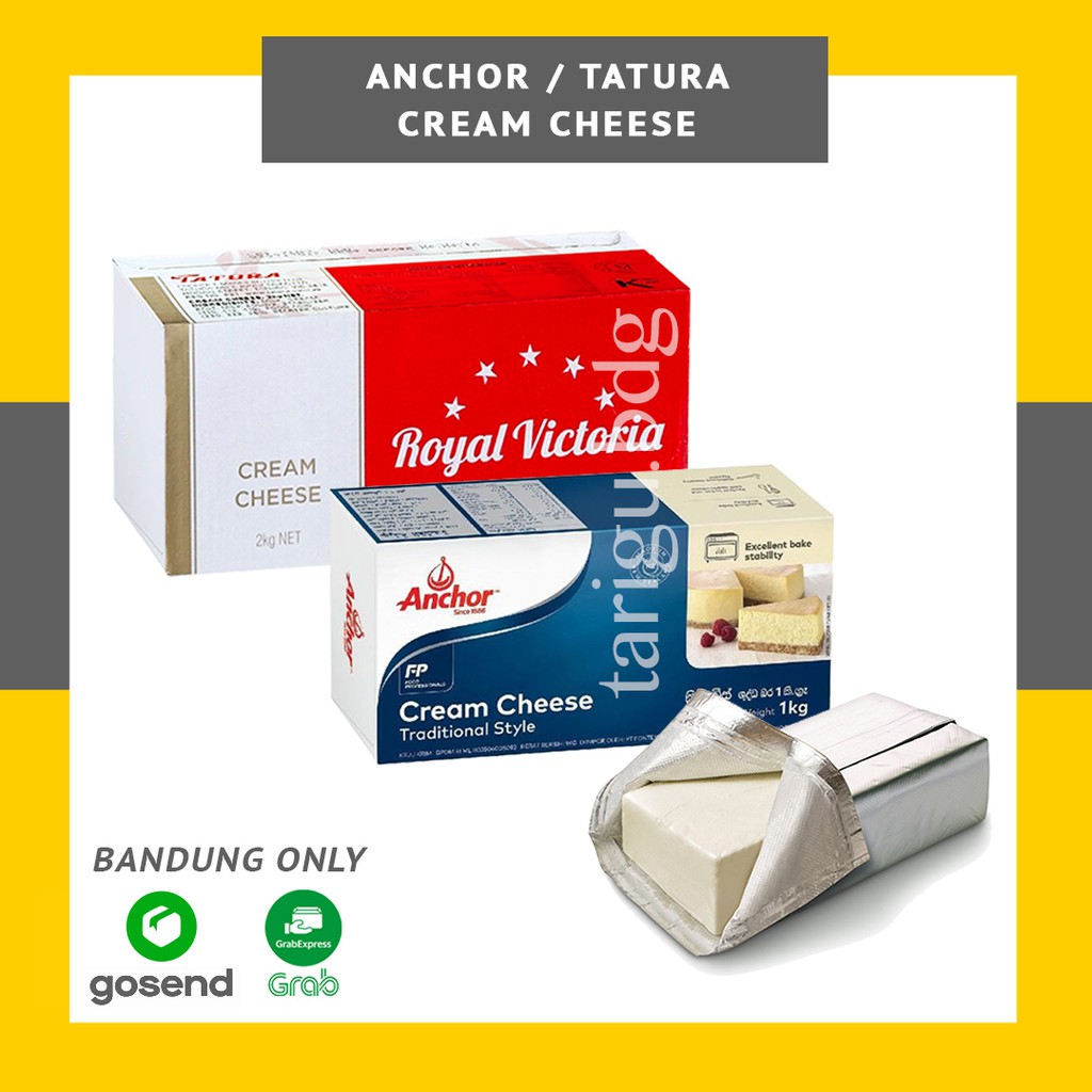 CREAM CHEESE ANCHOR TATURA 250GR KRIM KEJU KRIM CHEESE KEJU KRIM
