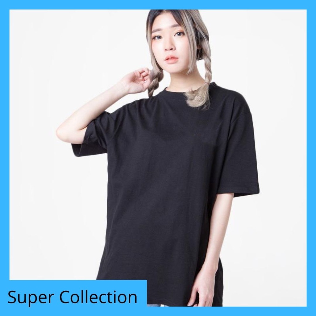 Kaos Polos Wanita Jumbo Lengan Pendek Oversize Atasan Wanita Baju Kaos Polos