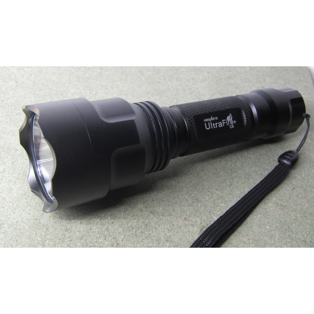 Senter LED CREE ULTRAFIRE C8 XPL Hi V3 6000K