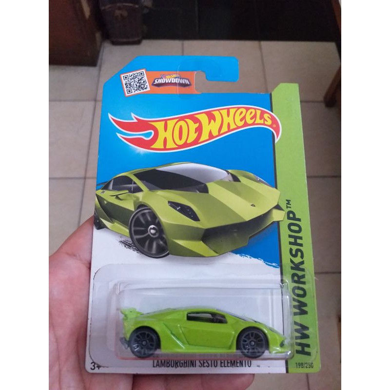 HOT WHEELS LAMBORGHINI SESTO ELEMENTO HIJAU