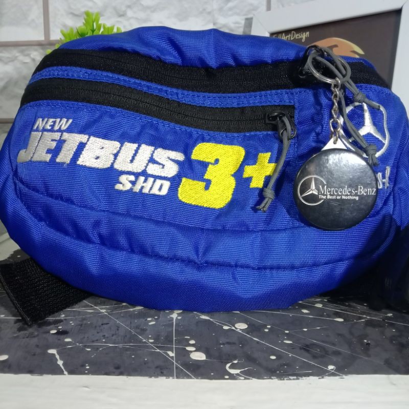 TAS WISBAG PRIA BISMANIA BORDIR JETBUS3 SHD/TAS SELEMPANG PRIA KEREN/TAS LOKAL ORIGINAL PREMIUM