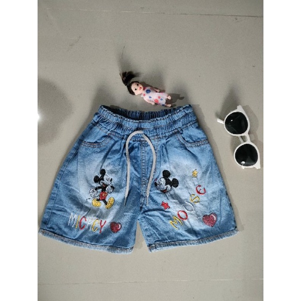 Hotpants jeans anak/celana pendek anak perempuan jeans