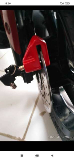 GEMBOK CAKRAM MOTOR ORIGINAL HONDA AHM 100%.-2