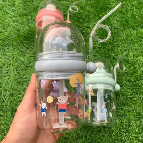 AFD TEMPAT MINUM ANAK MODEL AIR MANCUR | SEDOTAN PORTABLE UNIK / Botol Minum Spray Air Mancur Bentuk-5