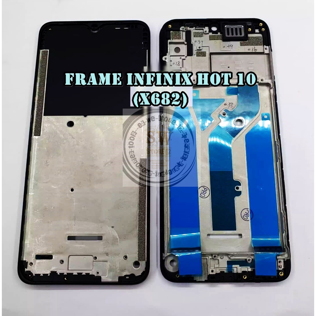 FRAME LCD INFINIX HOT 10 X682 / TATAKAN LCD DAN MESIN HP INFINIX HOT 10 X682