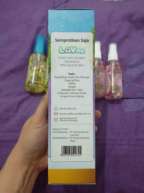Lavme Anti Virus Bacterial & Odor Eliminator (pengiriman Khusus Pulau Jawa)