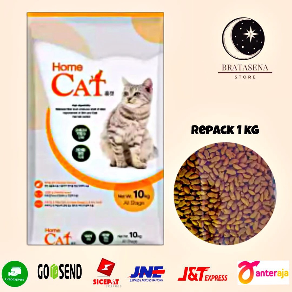 HOME CAT ALL STAGE DRY CAT FOOD / MAKANAN KUCING 1KG