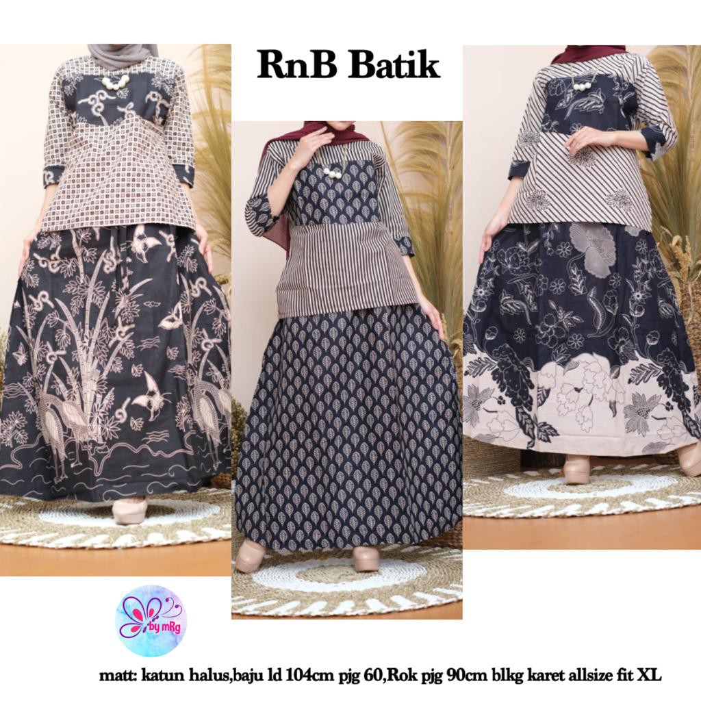 Setelan Rok Batik Lawasan