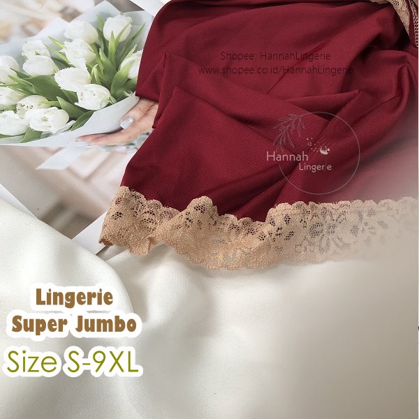 Original Lingerie 9XL 8XL 7XL 6XL 5XL 4XL 3XL - S Baju Tidur Seksi Cantik Hot Ukuran Besar Jumbo Big Size 933