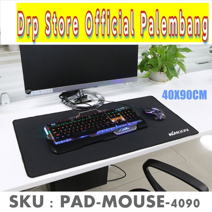 Gaming Mouse Pad Polos 400 x 900 mm - Mouse Meja Kantor Besar XXL