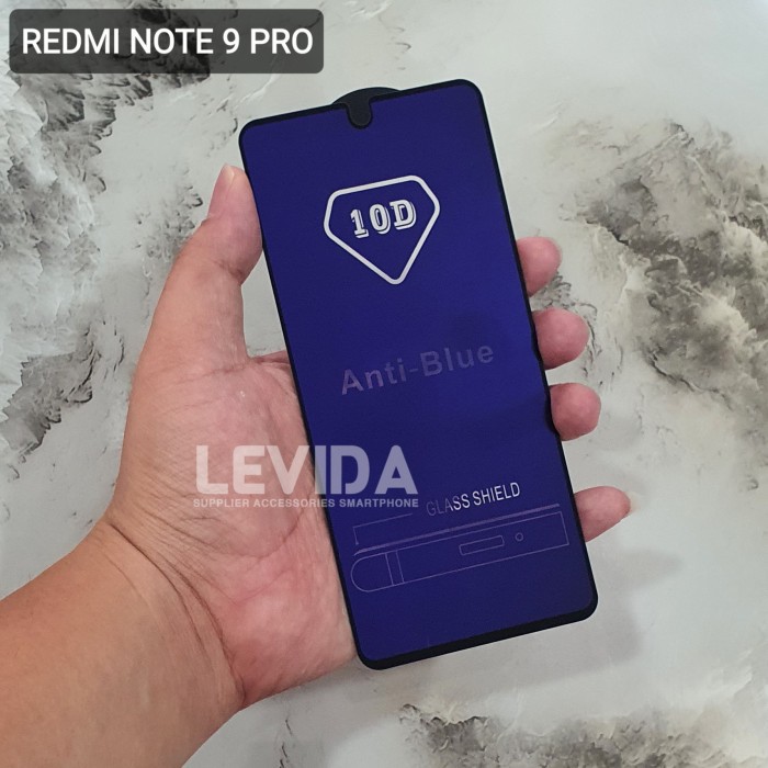 TEMPERED GLASS ANTI BLUE REDMI NOTE 9 PRO ANTI BLUE ANTI RADIASI