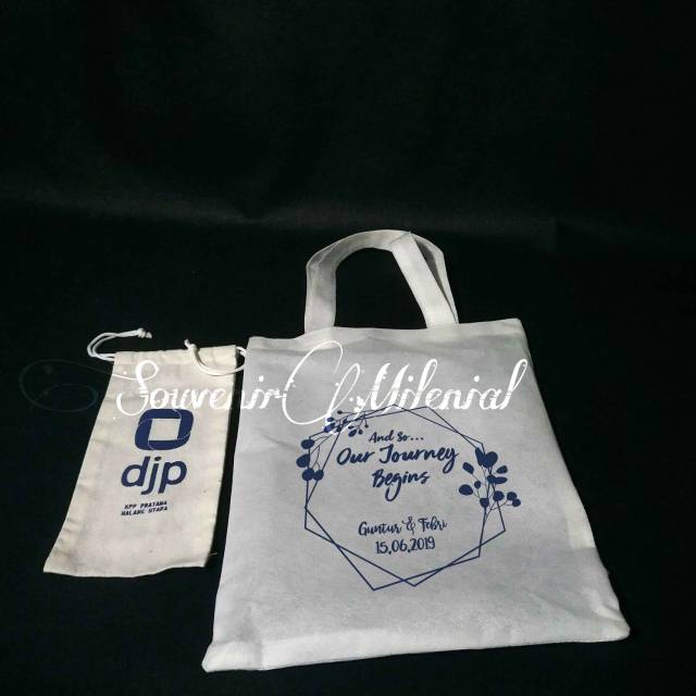 Tote Bag Souvenir Pernikahan