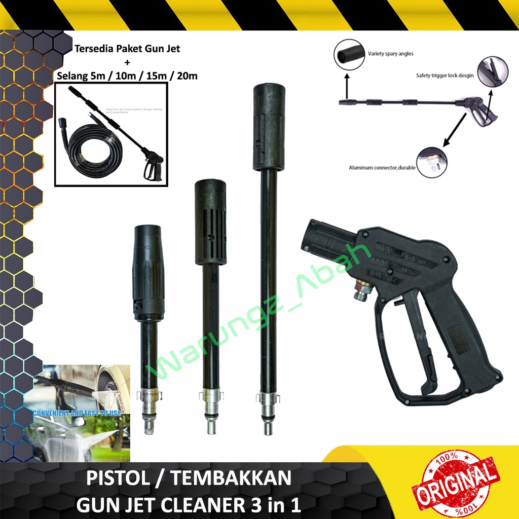 ALAT STICK GAGANG TEMBAKAN PISTOL SEMPROTAN TEKANAN TINGGI HIGH PRESSURE WATER HOSE SELANG FOAMLANCE