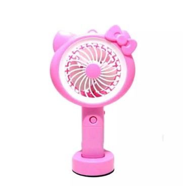 Kipas Angin Tangan Stand Portable Karakter LED Standing Mini Fan