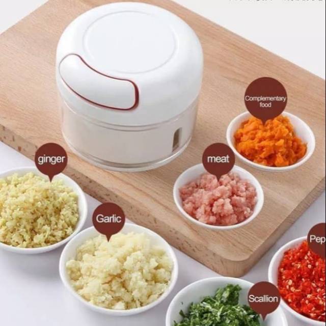 Mini Chopper Blender kecil portable Blender tarik Manual