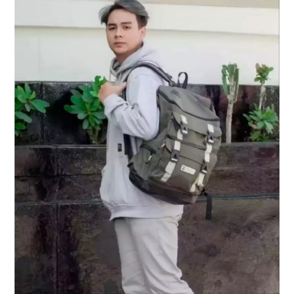 DF501 Tas Ransel pria terbaru 2022 ORIGINAL kantong gandong LAPTOP tas punggung kuliah backpack murah tas ransel kantor tas mudik