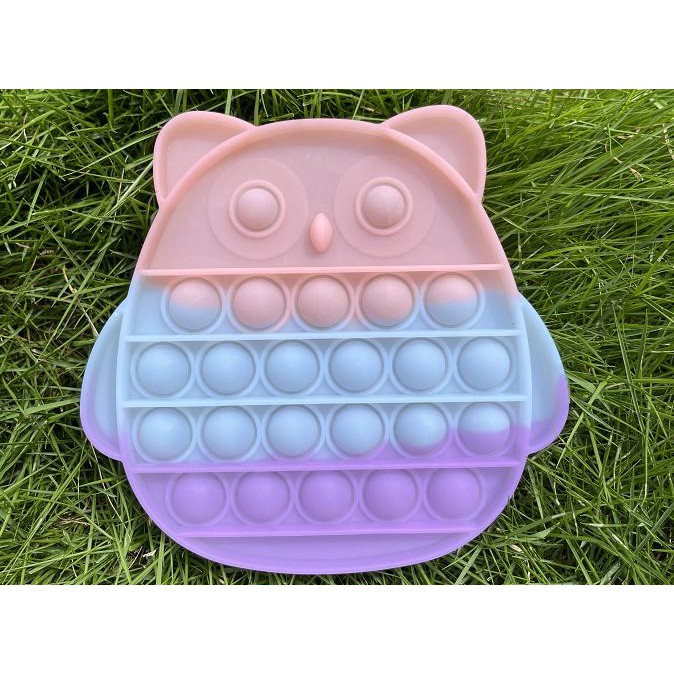 pop it fidget toys UV PELANGI UNICORN - AMONG US - Stitch - Owl UV Import