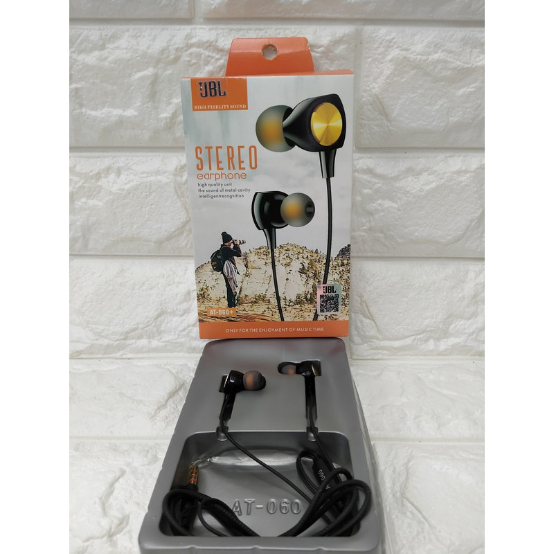 HF HANDSFREE HEADPHONE HEADSET EARPHONE AT-060 PLUS AT060 PLUS