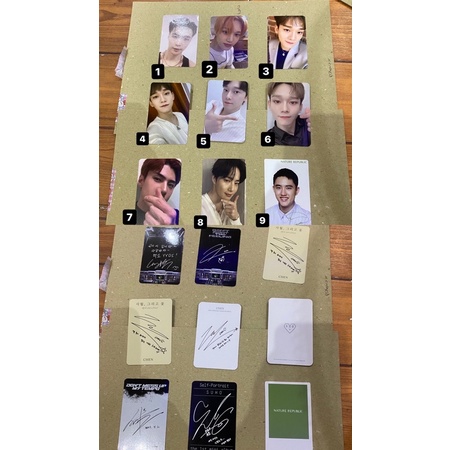 PC EXO LAY D.O SEHUN CHEN KAI DFTF PHOTOCARD