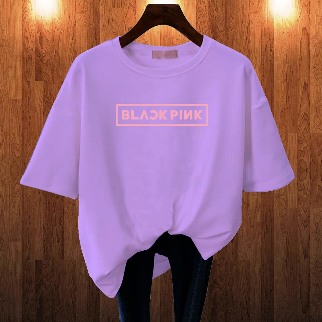 CALVIERO SHOP - BAJU KAOS ATASAN WANITA PRINT BLACKPING