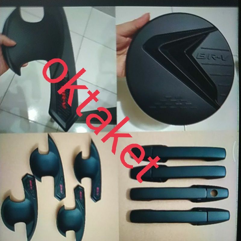 paket outer handle tank cover honda  Brv hitam