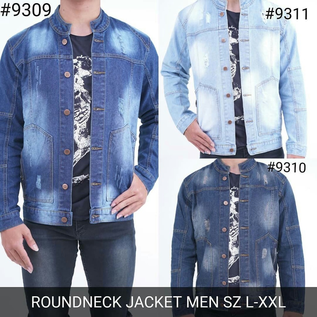 ROUNDNECK JACKET MEN READY 3 WARNA SESUAI KODE