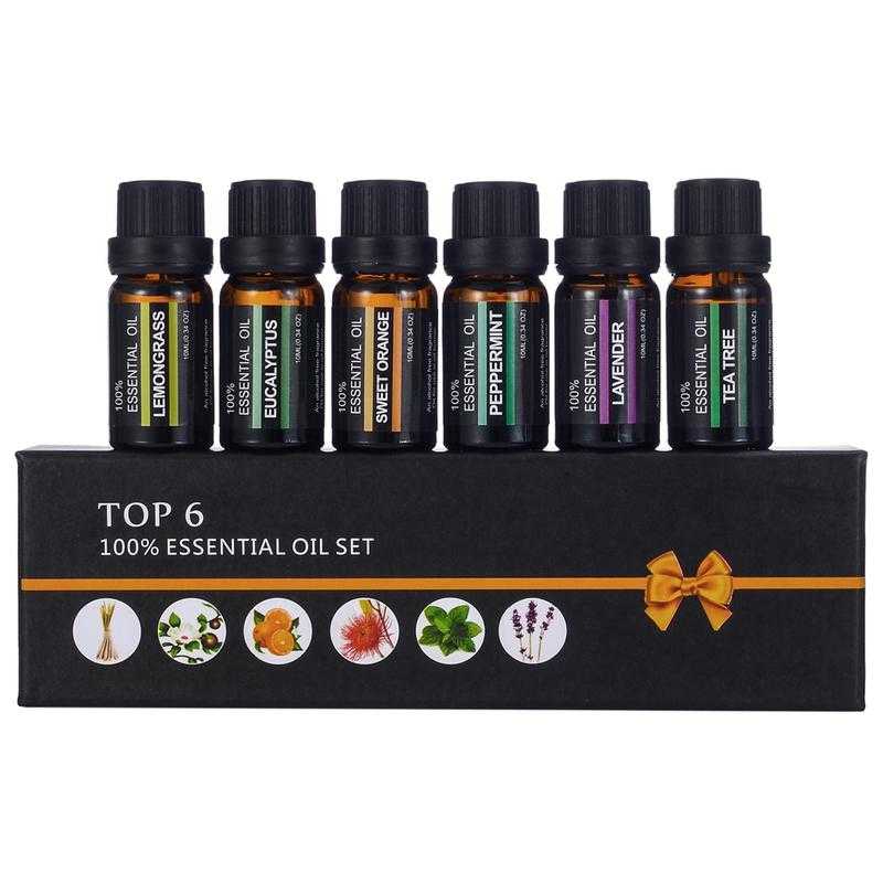 Firstsun Set Essential Oils Minyak Aromatherapy 10ml 6PCS RH-06