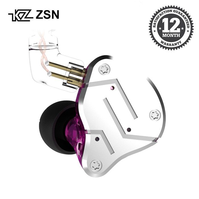 Knowledge Zenith KZ ZSN - In Ear Earphone - HYBRID Dual DRIVER