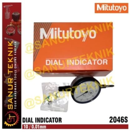 

MITUTOYO Dial Indicator Indikator 2046S 10 atau 0.01mm 10 atau 0.01 mm