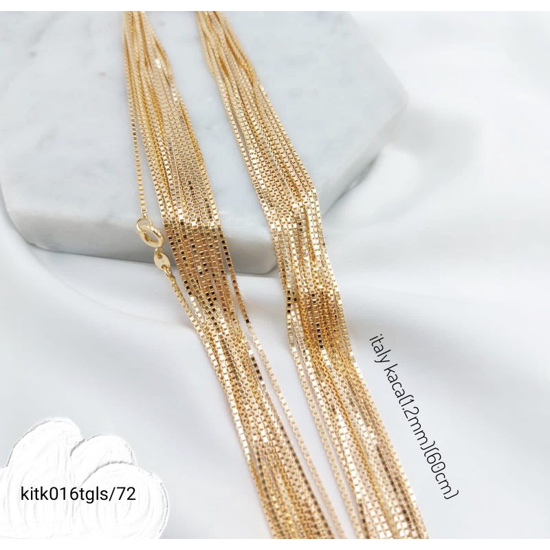 Kalung Italy Kaca Xuping Asli 1.2mm Panjang 60cm