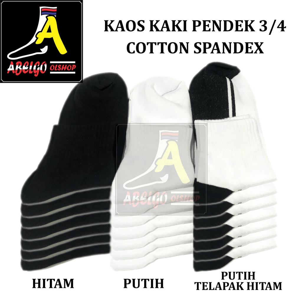 kaos kaki sport pendek/kaos kaki kerja/kaos kaki sekolah