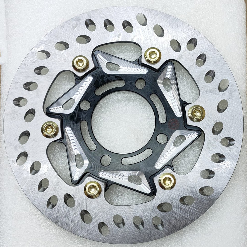 Big Promo Piringan Cakram Disc Brake 3 Dimensi Grafir 220mm BLACK lobang 4 RT145 ROTOR