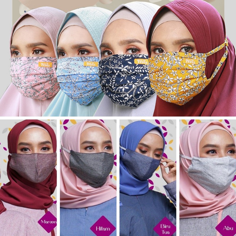 [COD] Masker Nibras Masker Kain 2 Ply Terbaru MC 01 J MC 01 K MCAN 3A