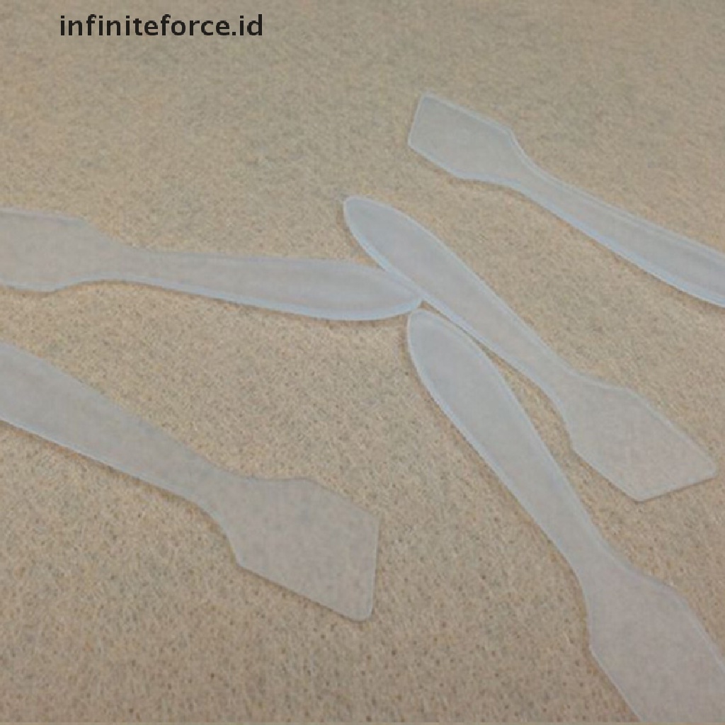 Infiniteforce.id Sendok Spatula Bahan Plastik Untuk Mencampur Krim Makeup DIY