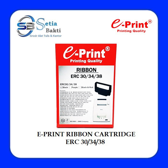 E-PRINT Ribbon Cartridge - EPRINT Cartridge Epson ERC 30/34/38 - 1 Pcs