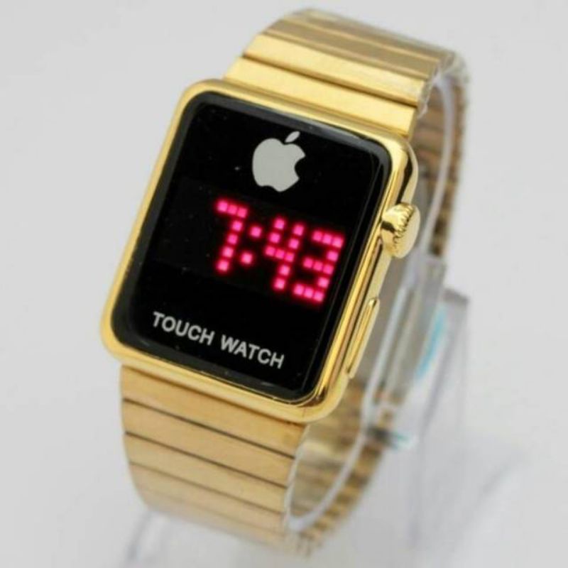Jam Tangan Pria/Wanita apple Iphone Led Digital Strap Rantai BISA COD