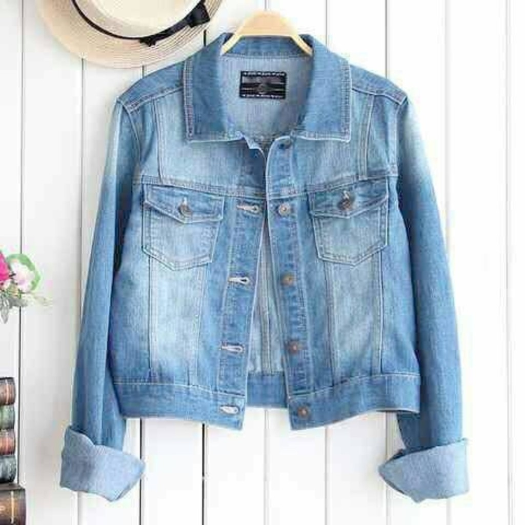 Fedorafashion JAKET JEANS BOUNTY JACKET DENIM WANITA Fedorafashion JAKET JEANS BOUNTY JACKET DENIM WANITA