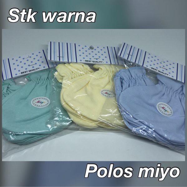 Sarung Tangan Bayi Kaos Kaki Baby Newborn Libby Polos Warna Newborn Karet / STK LIbby Warna Polos / Perlengkapan Bayi