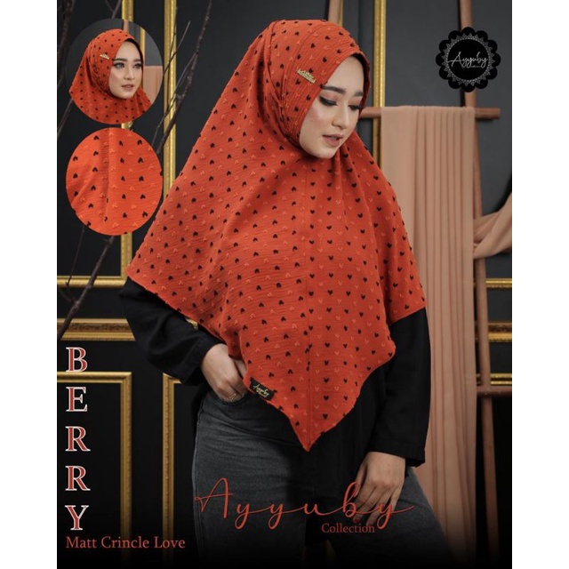 khimar / hijab instan crinkle ori Ayyubi
